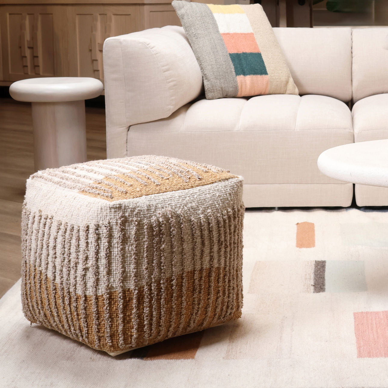 kiln pouf