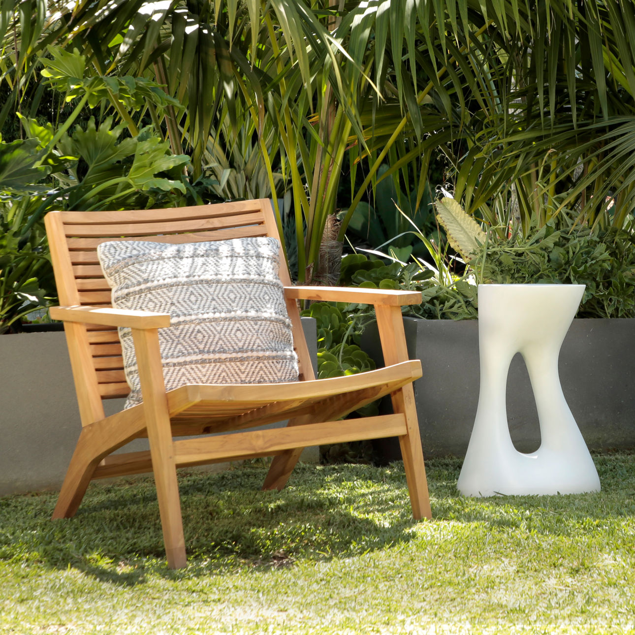 Sel Gris Outdoor Pillow