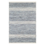 Malta Handwoven Wool Rug | Blue