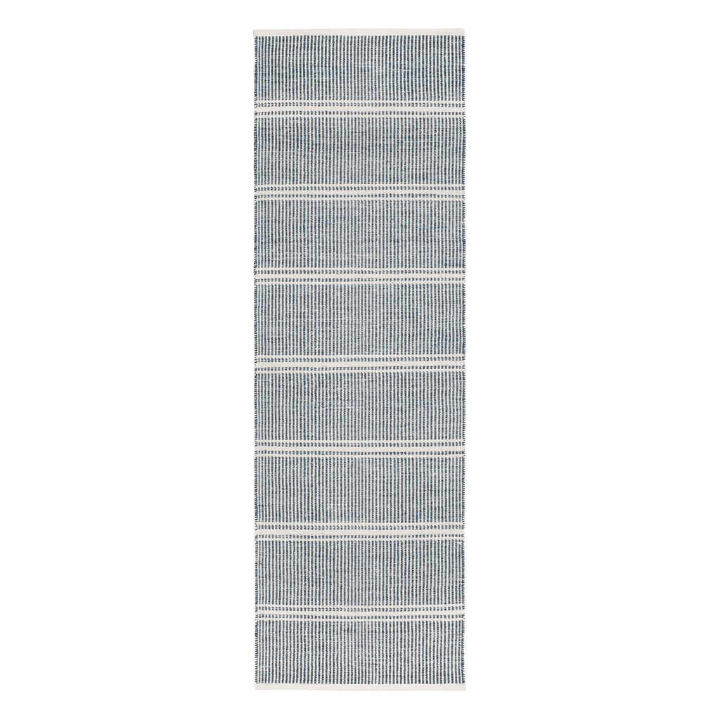 Malta Handwoven Wool Rug | Blue