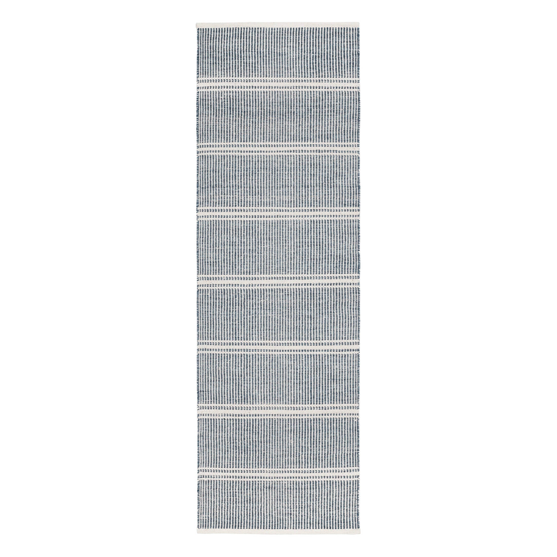 Malta Handwoven Wool Rug | Blue