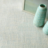 Crosshatch Hand Micro Hooked Wool Rug | Sky