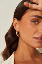 Queen Hoop Earrings
