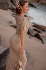 Gioca Crochet Maxi Skirt
