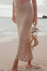 Gioca Crochet Maxi Skirt