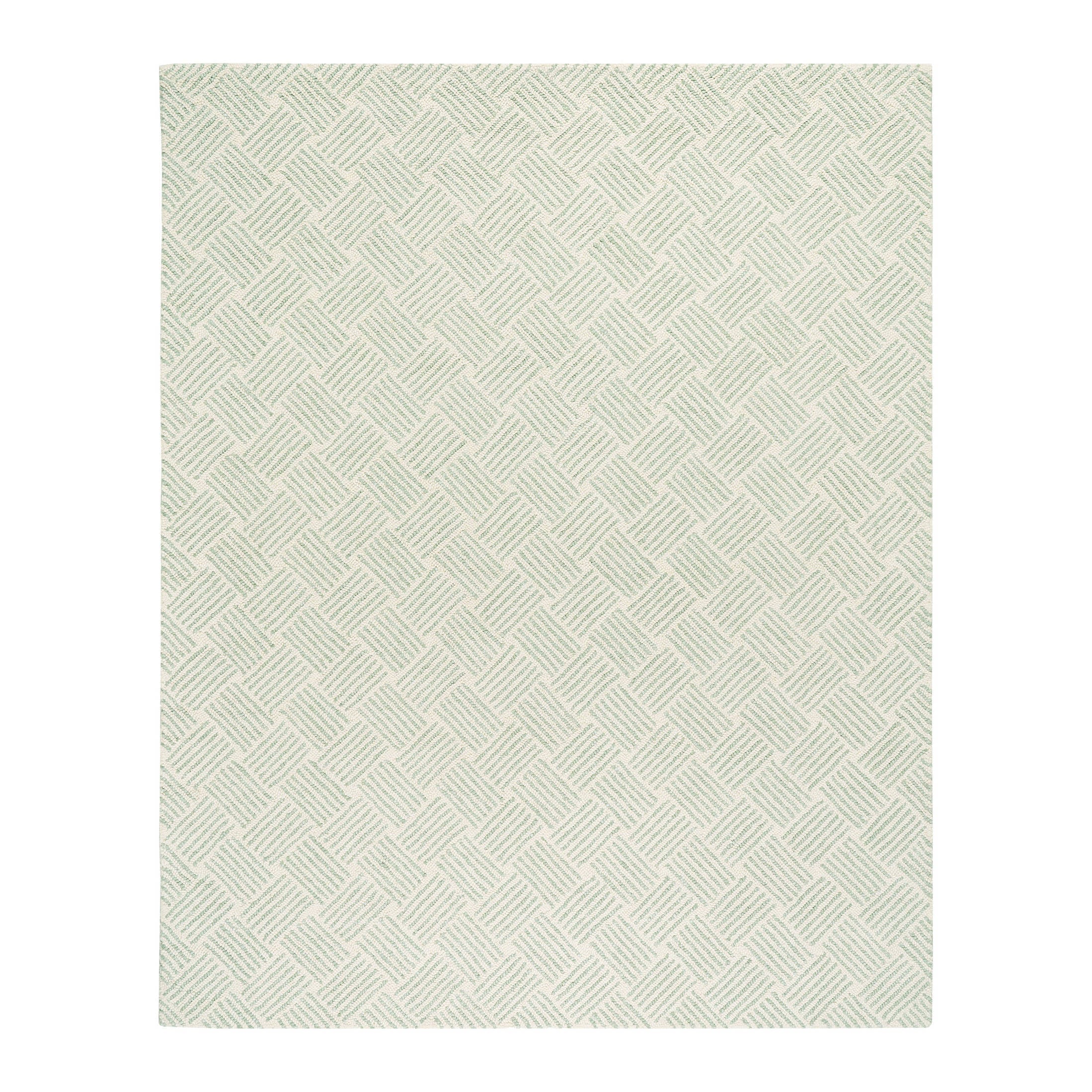 Layers Hand Hooked Wool Rug | Desert Sage