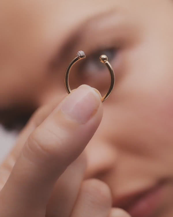 Diamonds and Gold Clara Ring